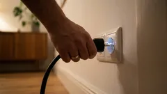 Porque é que a tomada faz faíscas ao ligar — e quando é perigoso