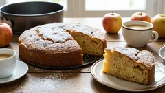 Moelleux de maçã bem húmido: o bolo simples que sai sempre fofo